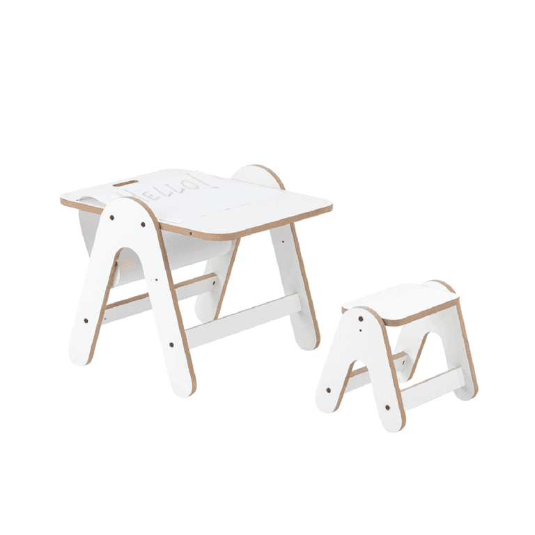 Mamatoyz Tafel en Tekenbord Met Krukje MDF