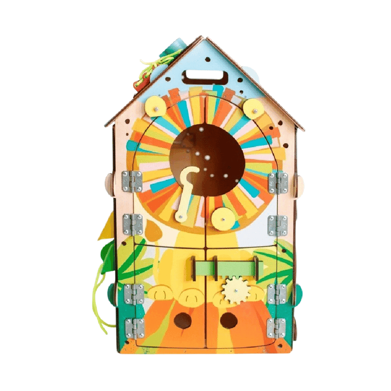 Elis Design Huis Activiteitenbord Safari met Leeuw