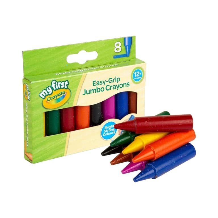 Crayola Mijn Eerste Jumbo Kleurpotloden 8 Stuks Geassorteerde Kleuren