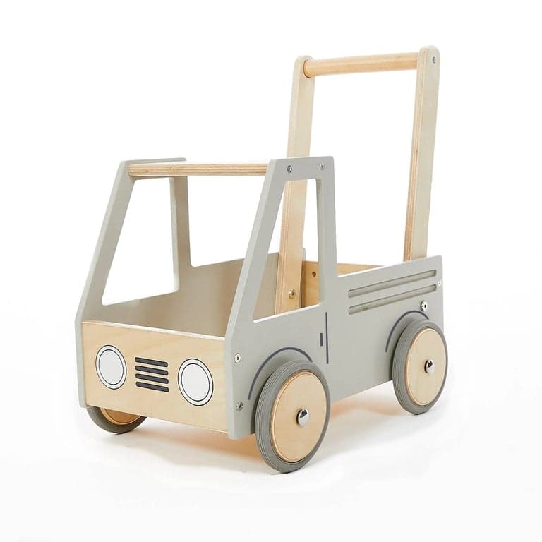 HipKids Loopwagen Grijs
