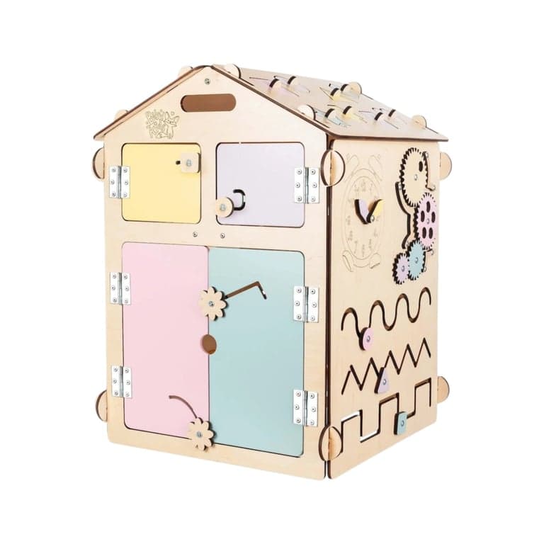 Busy Kids Speelhuis Naturel Pastel