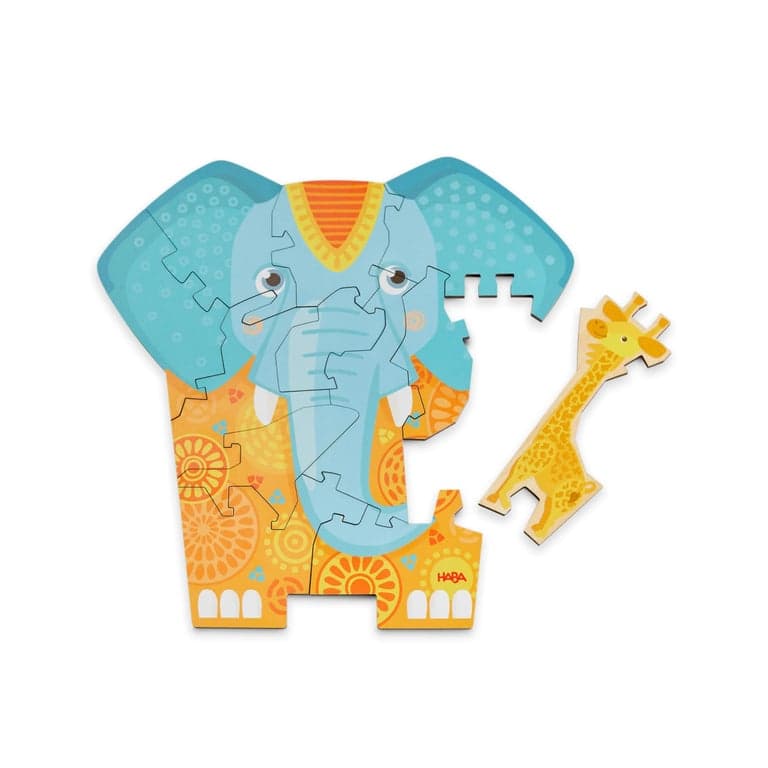 HABA 2-in-1 Houten Puzzel Olifant