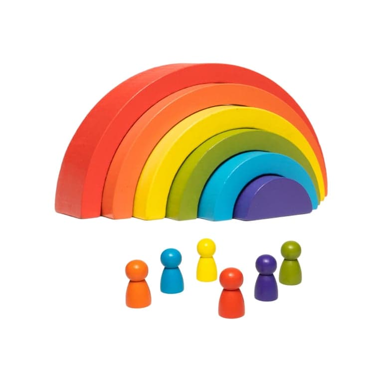 Clever Toys Box Regenboog Stapelaar