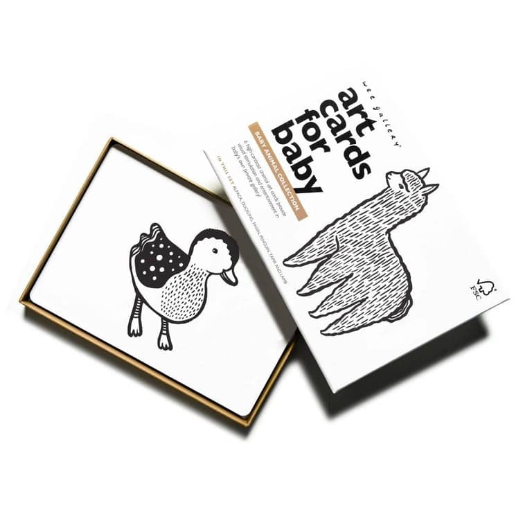 Wee Gallery Contrast Flashcards Baby Dieren Collecties