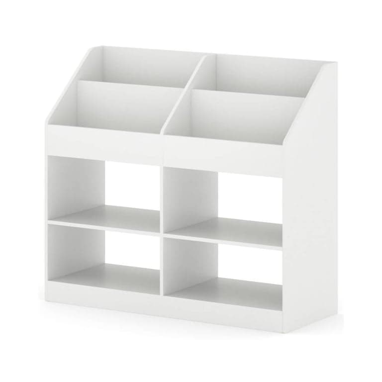 Costway 3-Tier Speelgoed Opberger met Display rek en 4 Compartimenten