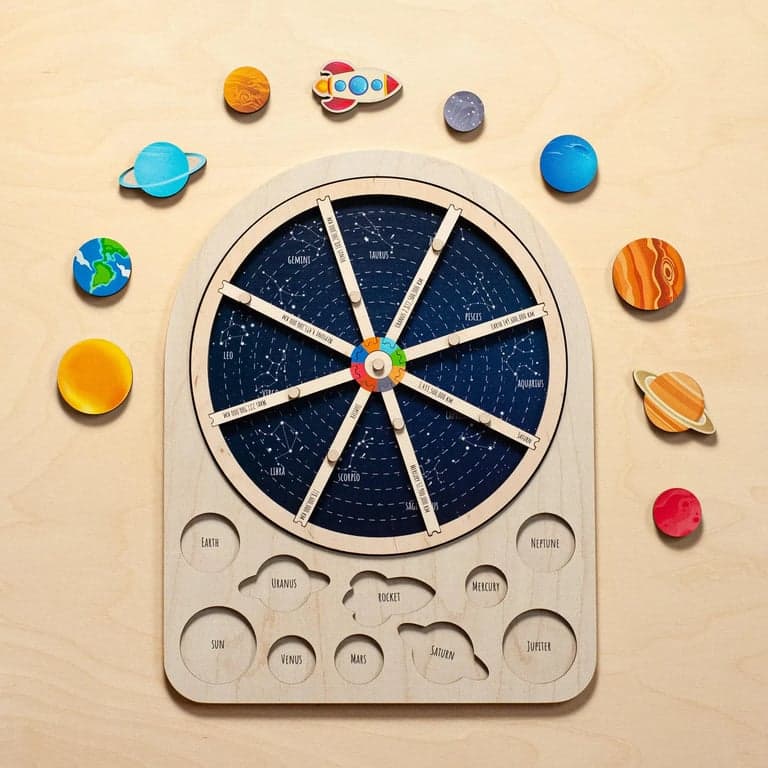 Eco Baby Puzzel Zonnestelsel Puzzel