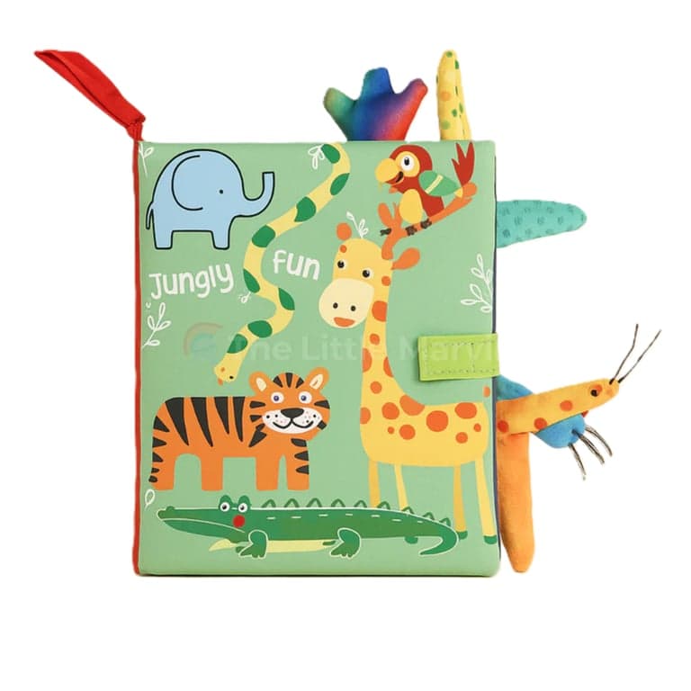 The Little Marvin Baby Zacht Boek Jungle