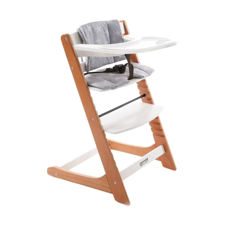 Green Walnut Houten Kinderstoel Voor Baby's