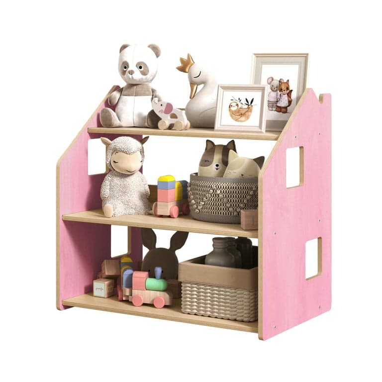 Busy Kids Speelgoedopberger Roze