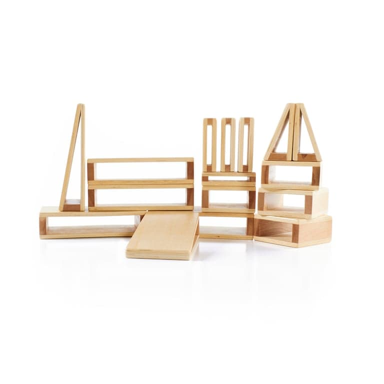 Guidecraft Mini Holle Blokken Set 16 Delig