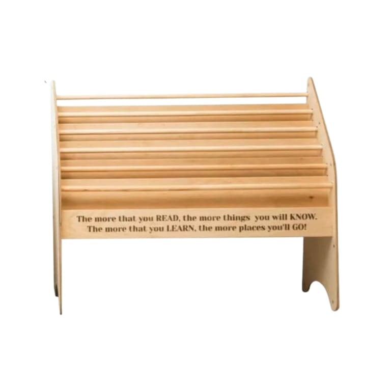 ChildUniverse Houten Boekenplank Groot Natuurlijk Lettertype 2 met Personalisatie
