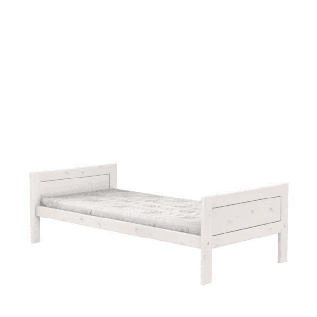 LIFETIME Kidsroom Eenpersoonsbed 90 x 200 cm Whitewash Premium