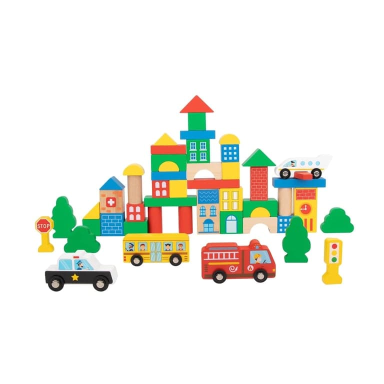 TOOKYLAND Houten Stadsbouwblokken