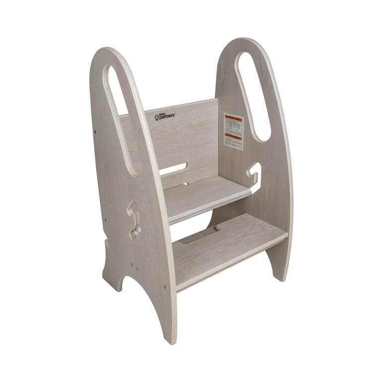 Little Partners 3-in-1 Opstapkruk Premium Ivoor