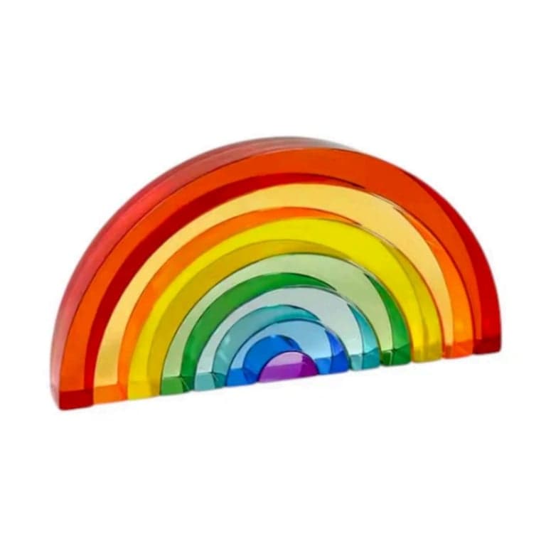 Green Elephant Home and Toys Acryl Regenboogstapelaar Klein