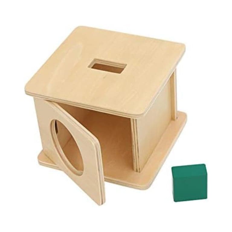 Adena Montessori Imbucare Doos met Rechthoekig Prisma Schuifdeksel