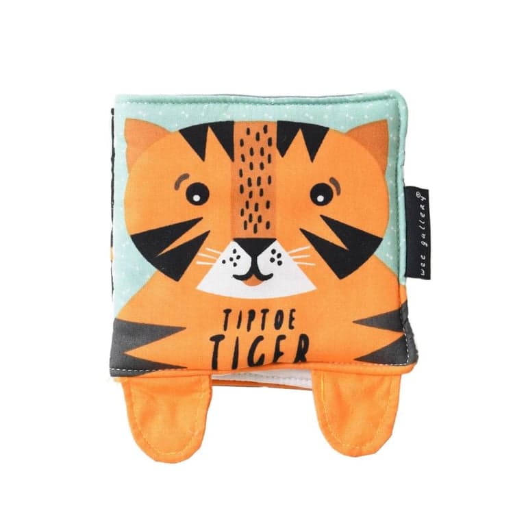 Wee Gallery Zacht Boek Tip Toe Tijger