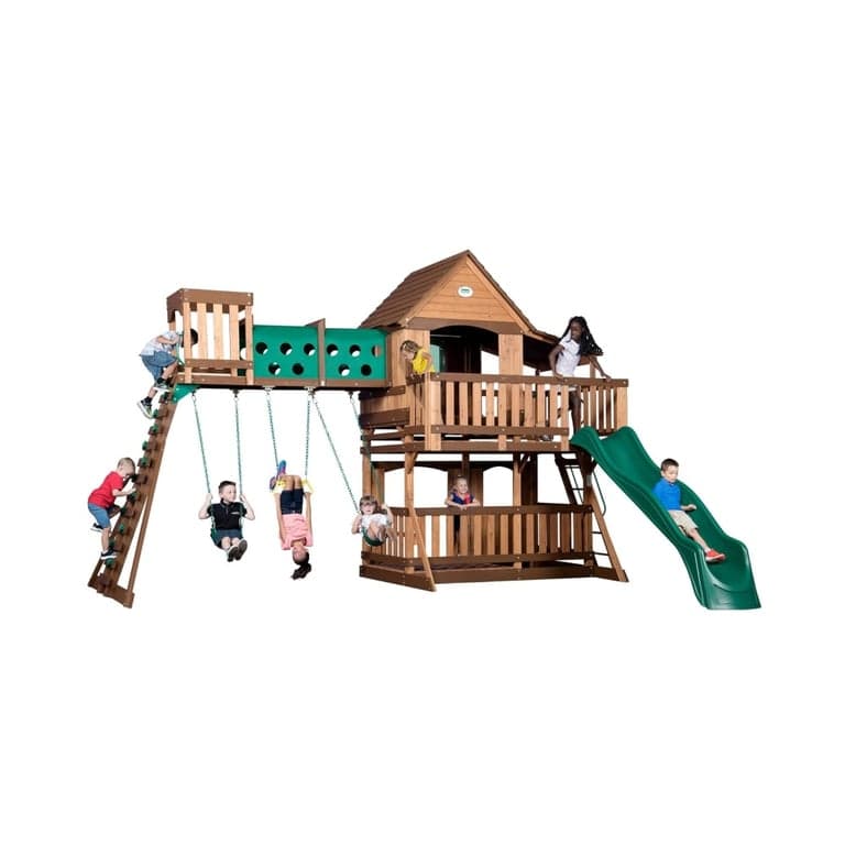 Backyard Discovery Schommel Set met Zandbakken Woodridge