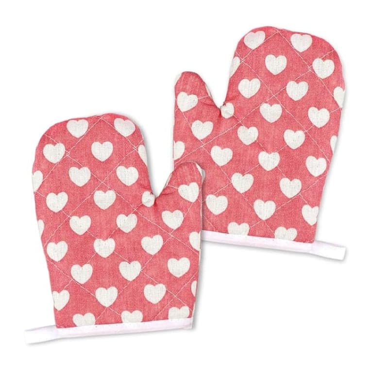 DOERDO 2 Pak Kid Ovenwanten Voor Kinderen Sweet Heart