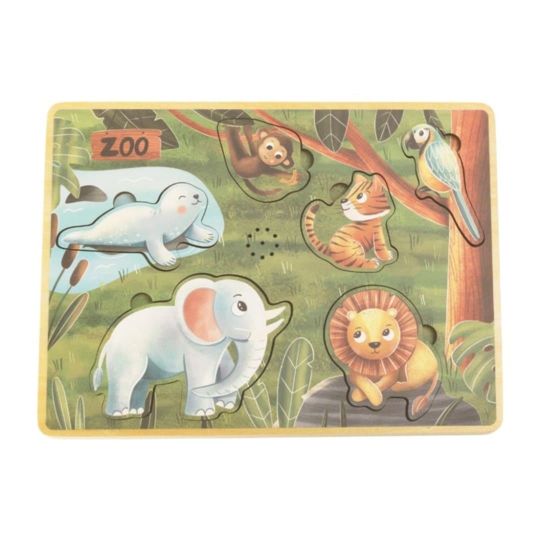 Elis Design Dierentuin Puzzel en Geluid