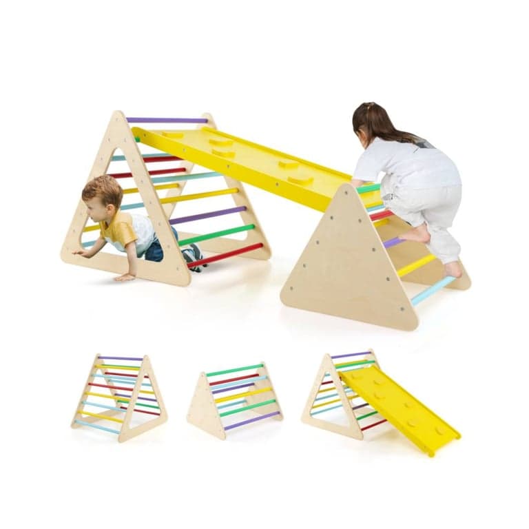 Costway 3-in-1-Driehoekset met Oprijplaat