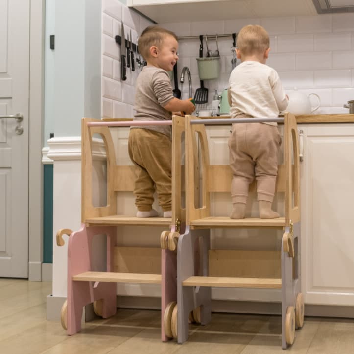 Family SCL Trolley Leertoren Natuurlijk Roze