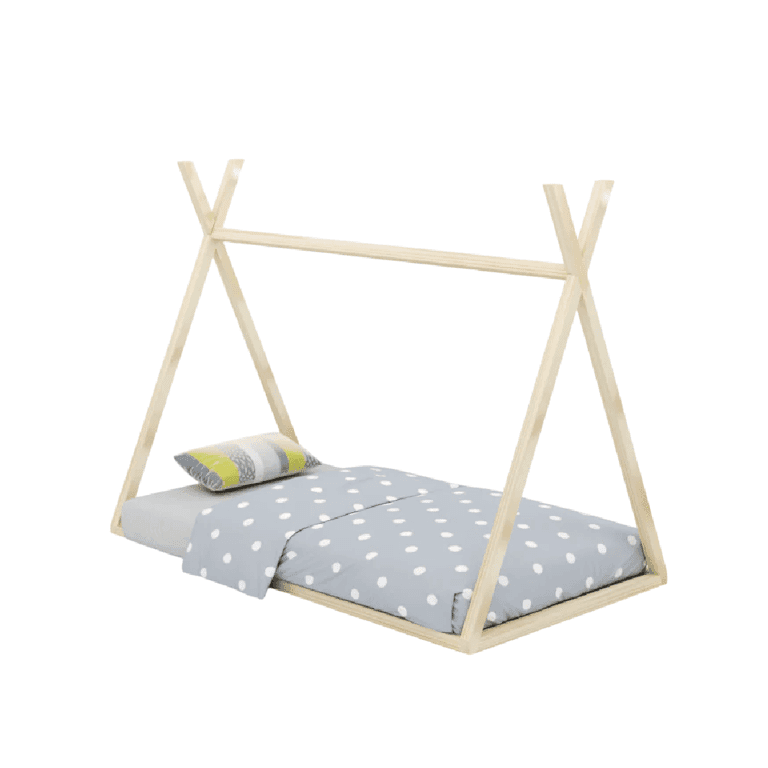 Custom Kids Furniture Mateo Teepee Eenpersoons Vloerbed met Lattenbodem