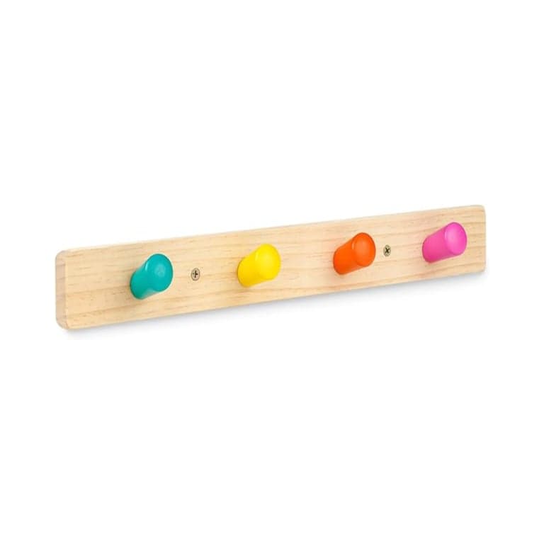 Monläurd Kids Massief Houten Kapstok Wandhaken