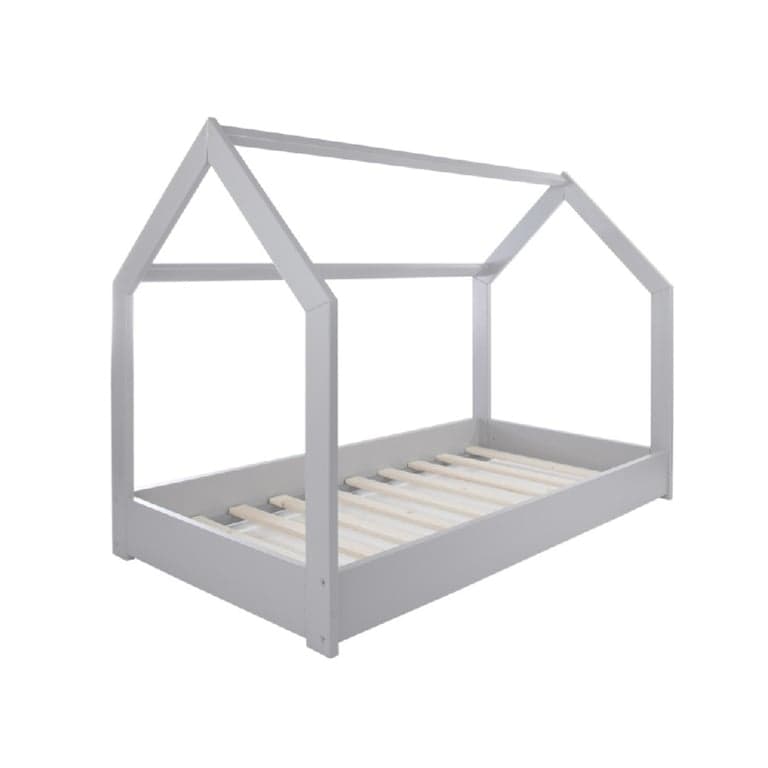Merly Huis Vloerbed Grijs Eenpersoons 160 x 80 cm
