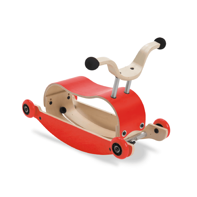 Wishbone 3-in-1 Mini Flip Walker Rood