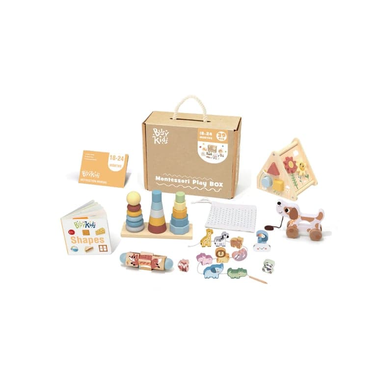 Busy Kids Montessori speelbox-set 18-24 maanden
