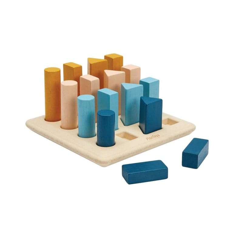 PlanToys Geometrisch Bord Boomgaard