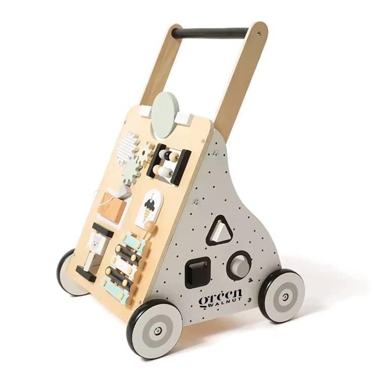 Green Walnut Houten Activiteiten Loopwagen