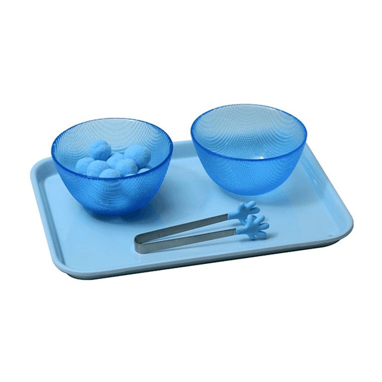 Kid Advance Montessori Overdracht van Pom-Poms met Behulp van Tangen