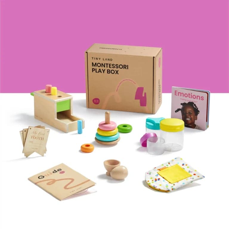 Tiny Land Montessori-Speelgoed Voor Baby's (10-12 Maanden)