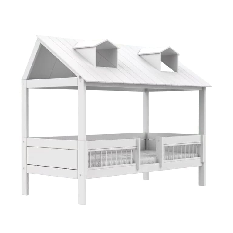 LIFETIME Kidsroom Strandhuisbed 90 x 200 cm Wit Standaard