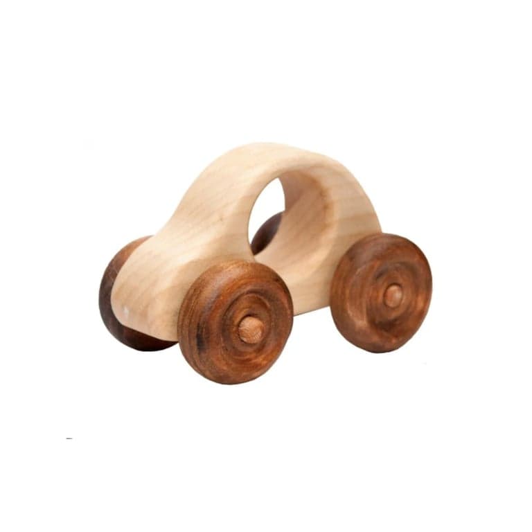 PoppyBabyCo Houten Auto Rol Speelgoed