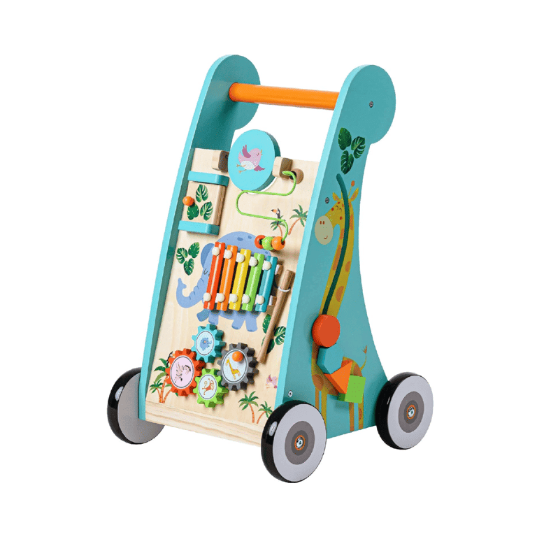 Teamson Kids Activiteiten Loopwagen Natuurlijk Blauw