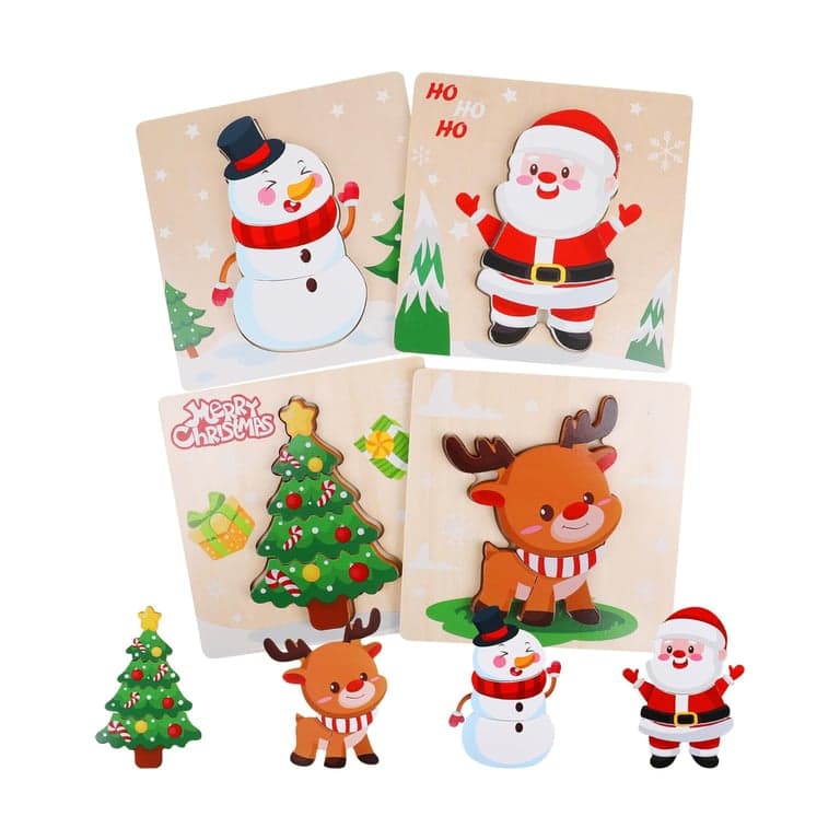 CCINEE Kerstmis Houten Puzzels