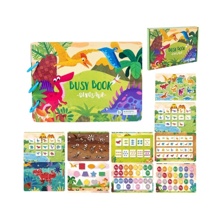 Joymaxx Papieren Activiteitenboek Dino