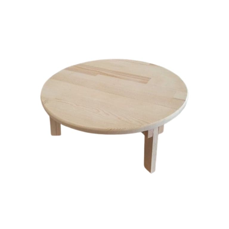 ZerenceDesign Ronde Lage Tafel 60 cm Volledig Hout