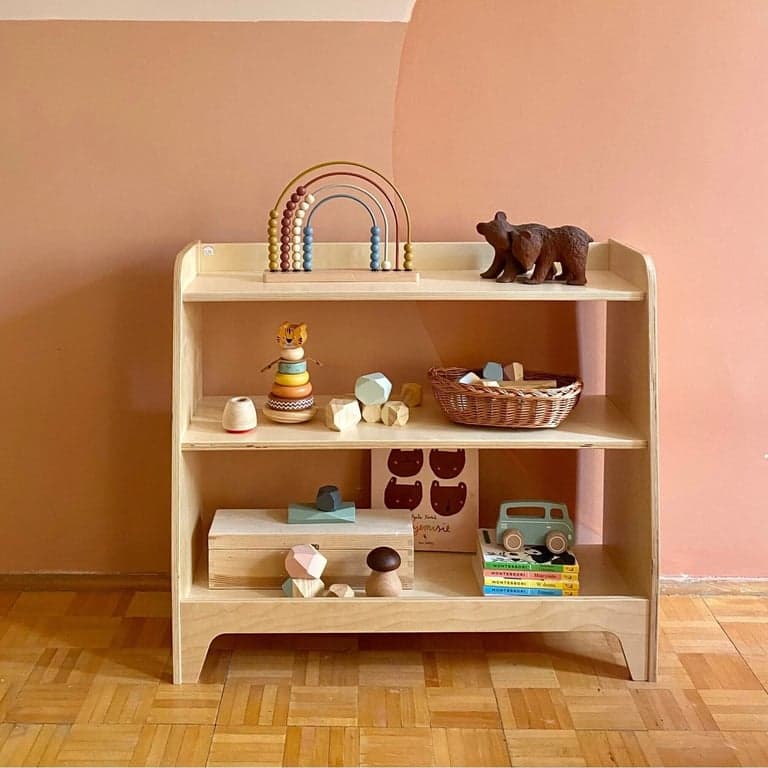 WAMMcosyroom Montessori Speelgoedplank