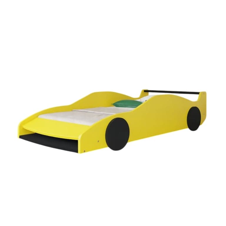 Benlemi Autobed Ferrari F40 Geel Zwart 160 x 80