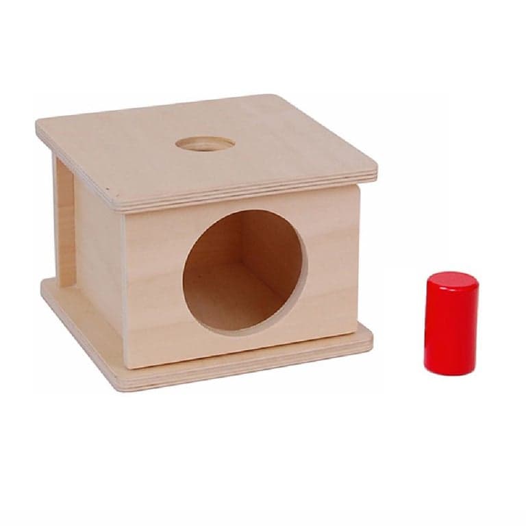Kid Advance Montessori Kiekeboe Kistjes met Kleine Cilinders