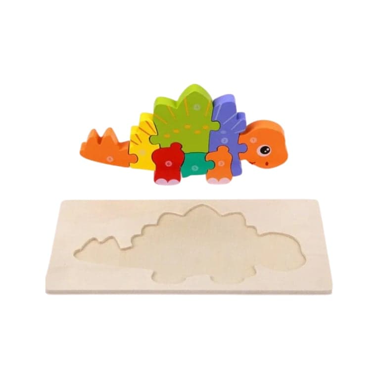 Seaside-Montessori 3D Puzzel Stegosaurus