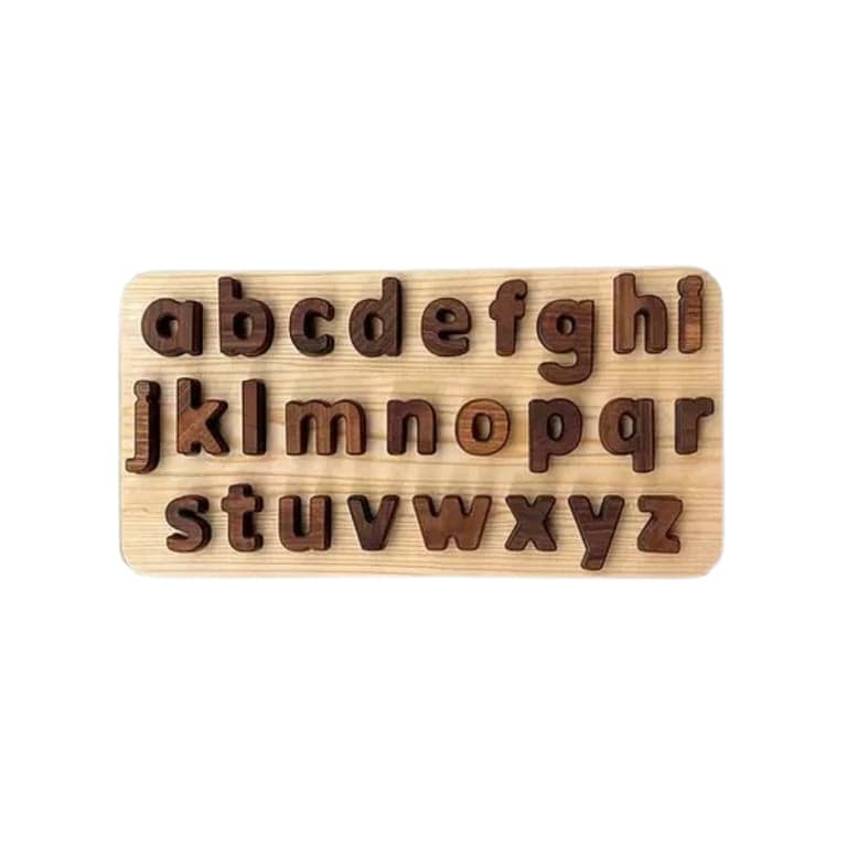 PoppyBabyCo Houten Alfabetletters Puzzel