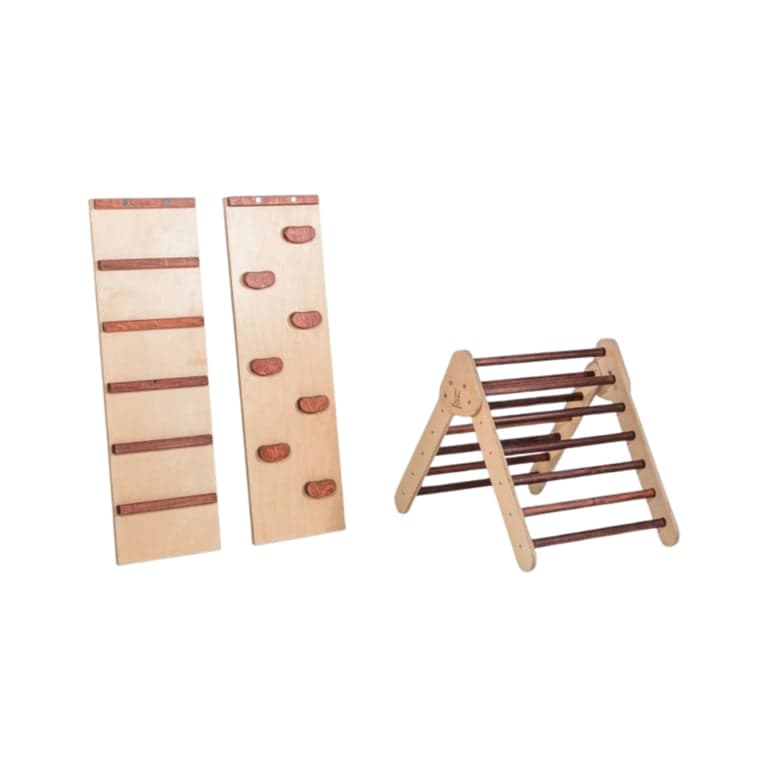 Bunny Hopkins Pikler Driehoek Timber Trail Mini Met Ladder en Klimwand