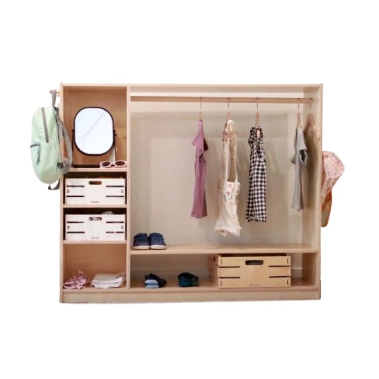 Sprout Kids Alba Montessori Kinderkledingkast Breed Afgewerkt Berk