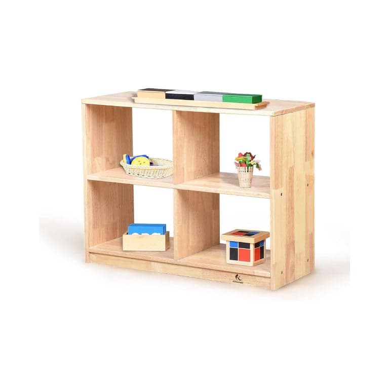 KRAND Montessori Plank Organizer 4-Compartimentenkast