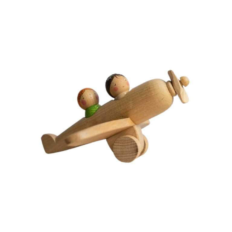 PoppyBabyCo Gnezdo Houten Vliegtuig